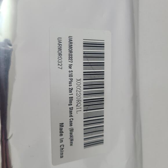 For Samsung Galaxy S10+ Plus Shockproof Black Glitter Case Free Ship - Picture 4 of 5